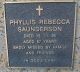 Sanderson, Phyllis Rebecca Marie nee Wark